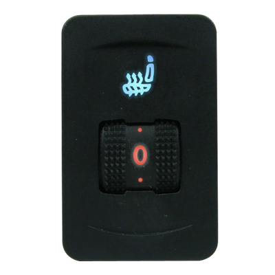 Car Truck And Suv Automotive Carbon Fiber Seat Heaters By Rostra Five Position Thumb Dial Switch Included With Part Number 250 1871