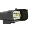 Vehicle interface connector plugs directly into Dodge truck video pre-wire harness when removing the tailgate