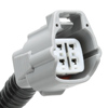 Vehicle interface connector plugs directly into Toyota Tacoma trucks video pre-wire harness when removing the tailgate