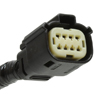 Vehicle interface connector plugs directly into Chevrolet and GMC trucks video pre-wire harness when removing the tailgate