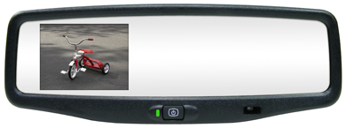 Rydeen MV431T OE Grade 4.3 inch Mirror Monitor with 2-Way Video-In Dual Temperature Sensors and Compass 