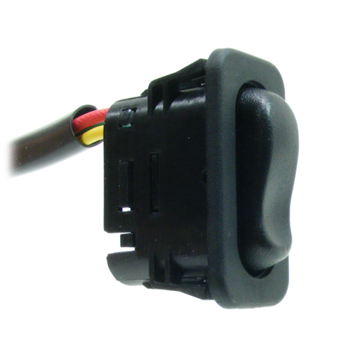 Dual-position inflate/deflate lumbar support control switch