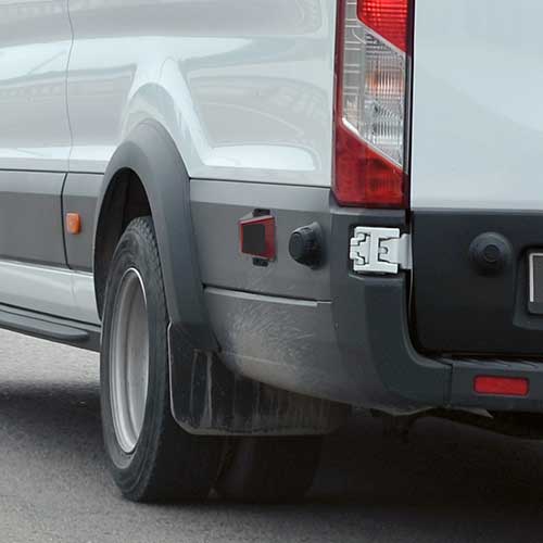 250-1930 Blind Spot Detection System Installed on a Commercial Van