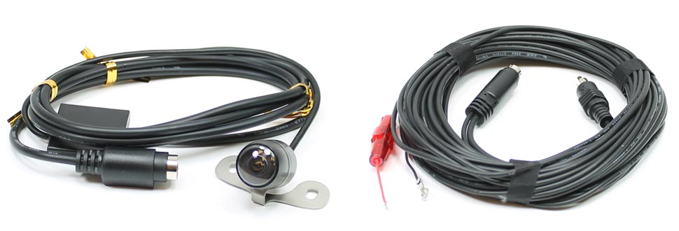 Rostra 250-8104 front-view camera with video extension harness