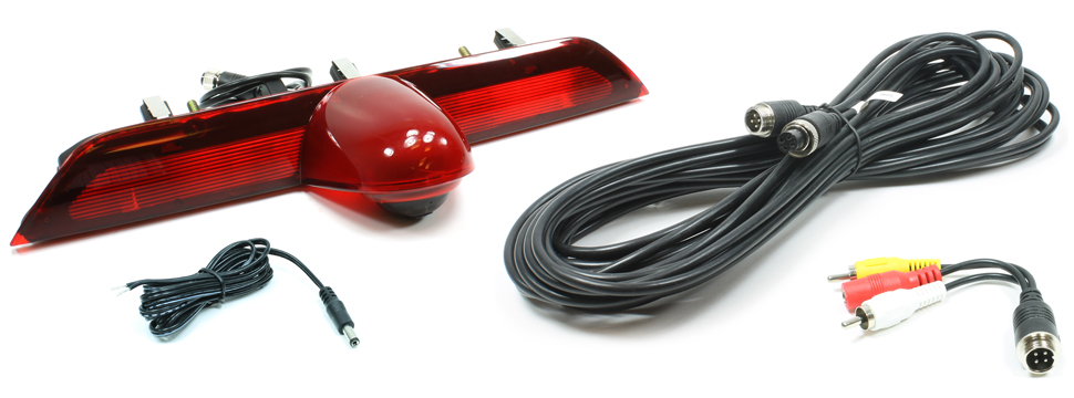 Ford Transit Full-Size third brake lamp backup camera system