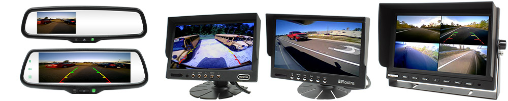 Rostra monitor and camera options