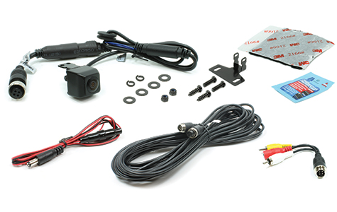 Rostra 250-8199-TABHD-10M tab mount CMOS color camera with selectable parking grid lines and 10-meter harness