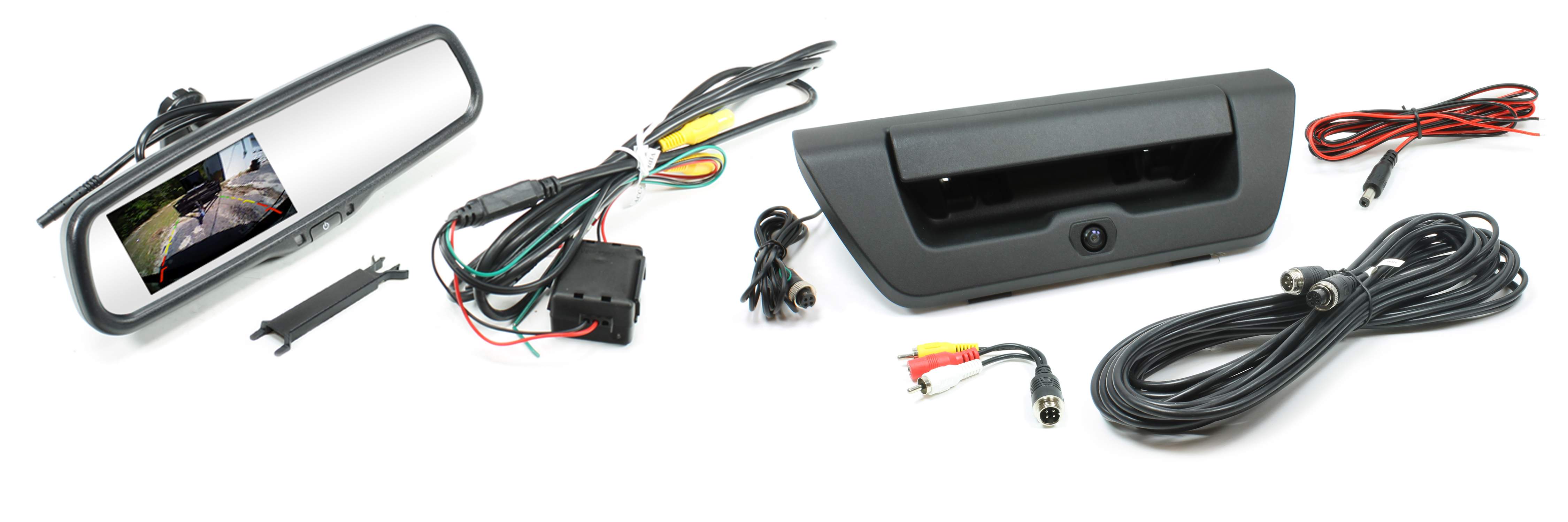 2015-2020 Ford F150 tailgate handle camera with video module for 4.2-inch screens