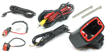 Rostra 250-8407-PRO Ram ProMaster 3rd brake light CMOS color camera with Uconnect 5.0 interface harness