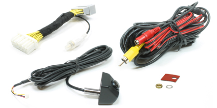Rostra 250-8409-W Chrysler/Dodge CMOS color camera with LCD interface harness