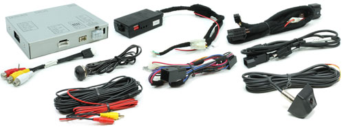 Add a backup camera, side-view camera (blindspot), or front-view camera to your Chevrolet, GMC, or Cadillac vehicle with factory 4.2-inch or 8-inch LCD screen