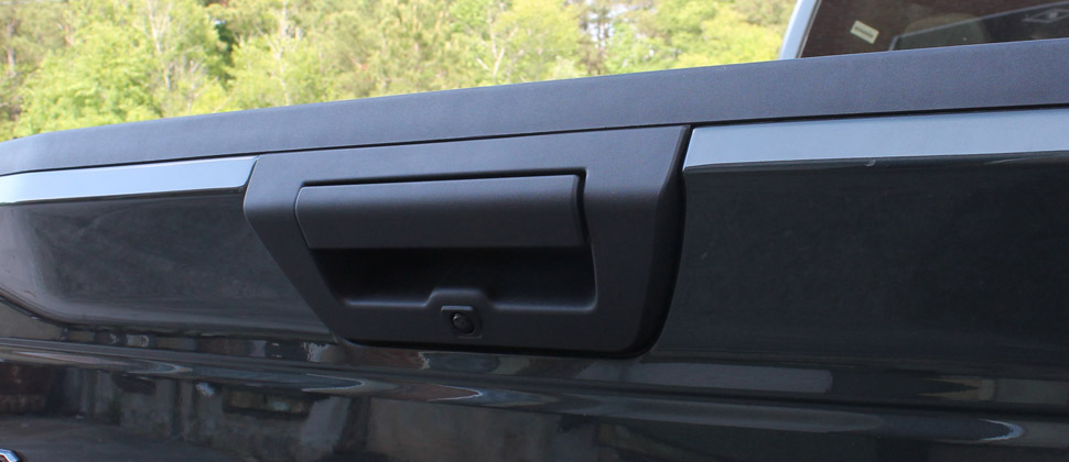 2015-2020 Ford F150 tailgate handle integrated color camera installed