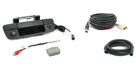 Rostra 250-8652-LC 2013-2017 Ram Truck tailgate camera with video interface for factory screen