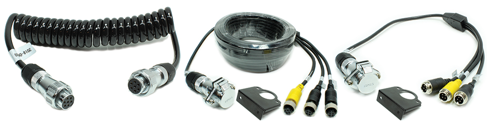 Rostra's 250-8723-KIT trailer camera connectivity kit allows installers to connect three cameras mounted on their trailer to a monitor in the cab of their vehicle
