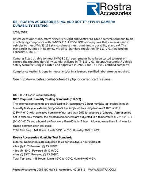 DOT TP-111V-01 Certification PDF Download