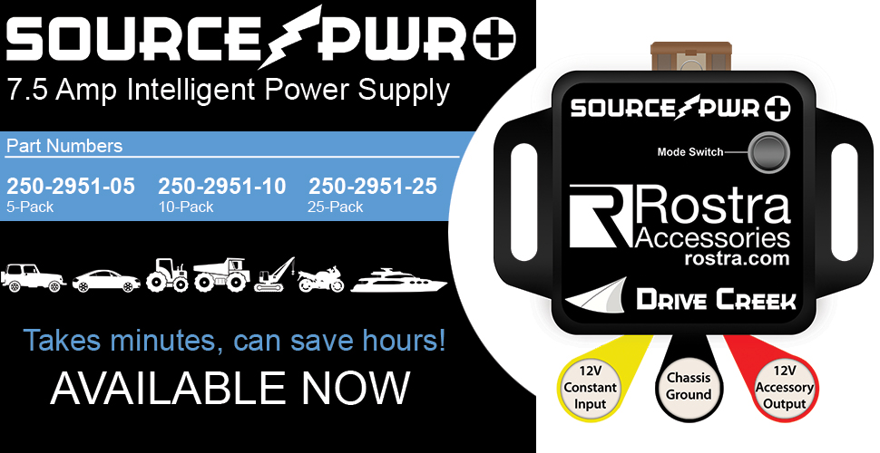 Easily Find Car Accessory Power with SourcePWR® from Rostra