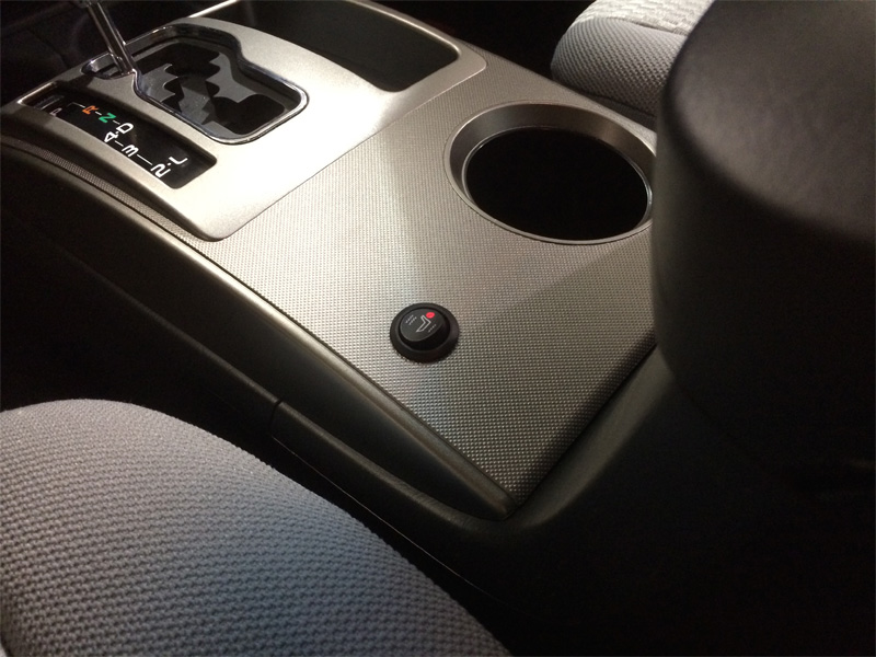 Rostra seat heater installed on a 2014 Toyota Tacoma