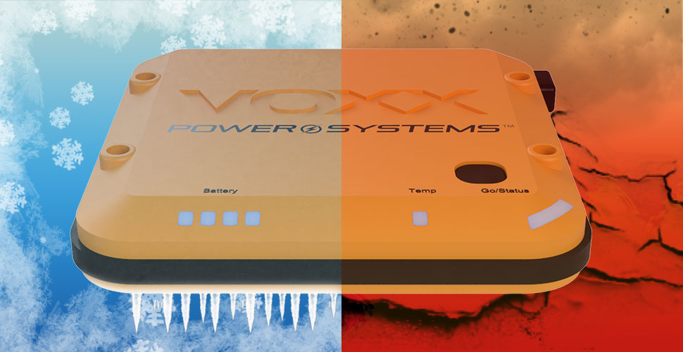 Image of VOXX Power Systems 250-9900 detailing resistance to hot and cold temperatures